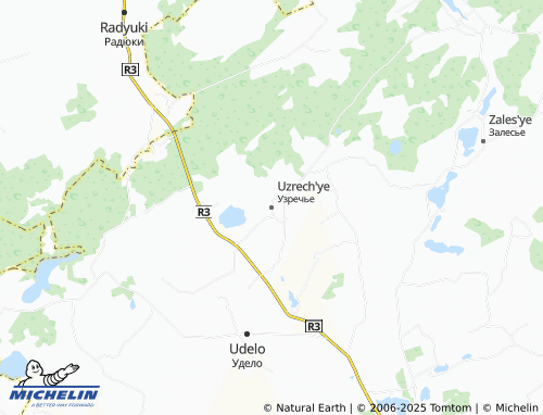 MICHELIN Uzrech'ye map - ViaMichelin