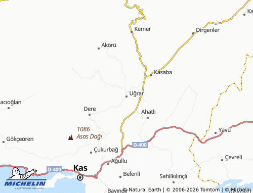 Mappa MICHELIN Uğrar - ViaMichelin