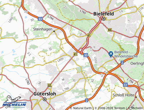 MICHELIN Ummeln map - ViaMichelin