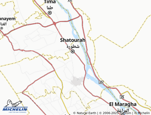 MICHELIN Arab Bakhwag map - ViaMichelin