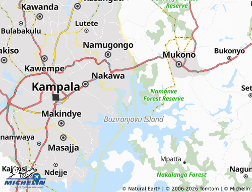 MICHELIN Bukasa map - ViaMichelin