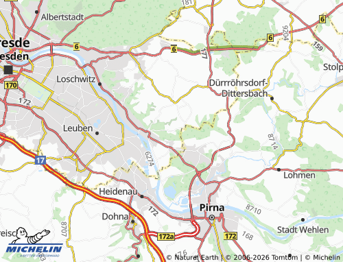Mappa MICHELIN Borsberg - ViaMichelin
