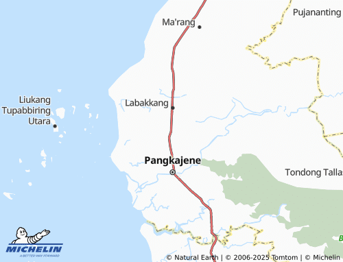 MICHELIN Mangallekana map - ViaMichelin