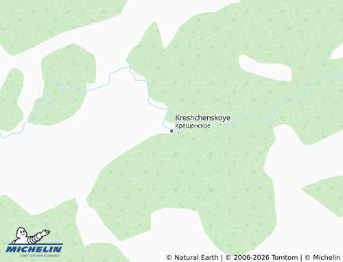 MICHELIN-Landkarte Kreshchenskoye - ViaMichelin