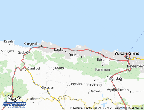 MICHELIN-Landkarte Lapta VII - ViaMichelin