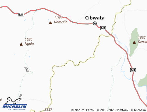 Mappa MICHELIN Chikalenje - ViaMichelin
