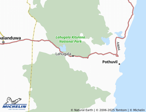 MICHELIN Lahugala map - ViaMichelin