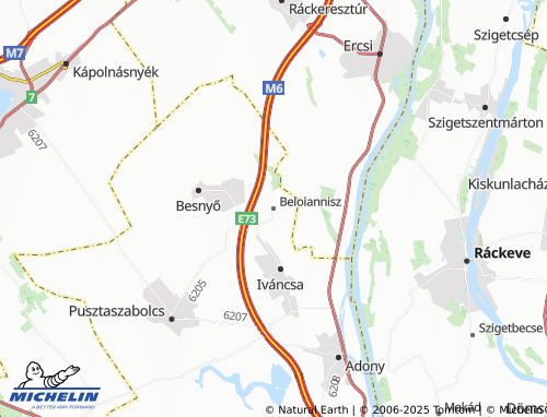Mapa MICHELIN Beloiannisz - ViaMichelin