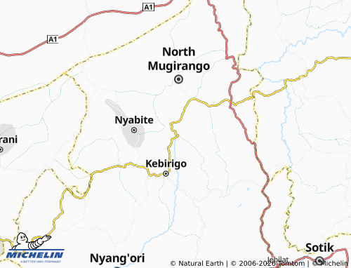 Mappa MICHELIN Nyaramba - ViaMichelin
