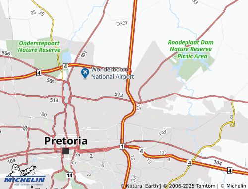MICHELIN Montana Tuine Extension 46 map - ViaMichelin
