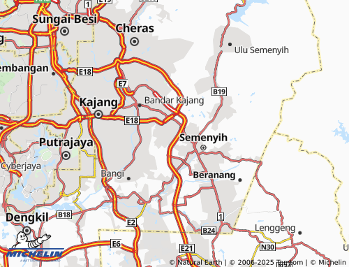 MICHELIN Seksyen 2 map - ViaMichelin