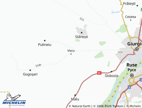 Mappa MICHELIN Vieru - ViaMichelin