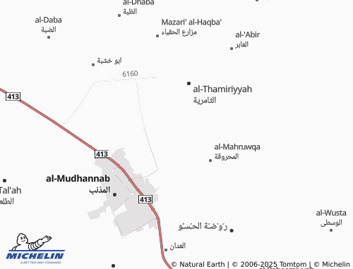 Carte MICHELIN al-Akrashiya - ViaMichelin