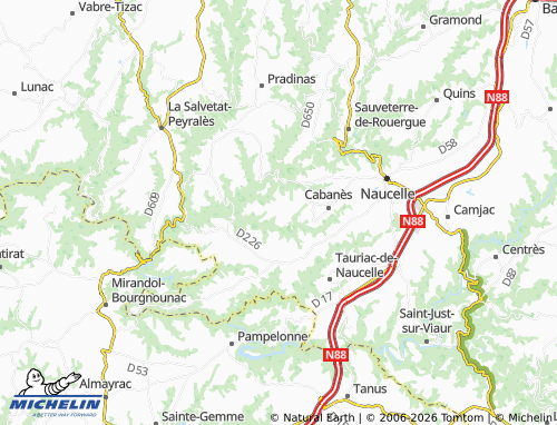 Carte MICHELIN Laudigarie - ViaMichelin