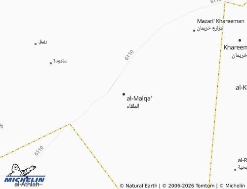 MICHELIN-Landkarte al-Malqa' - ViaMichelin