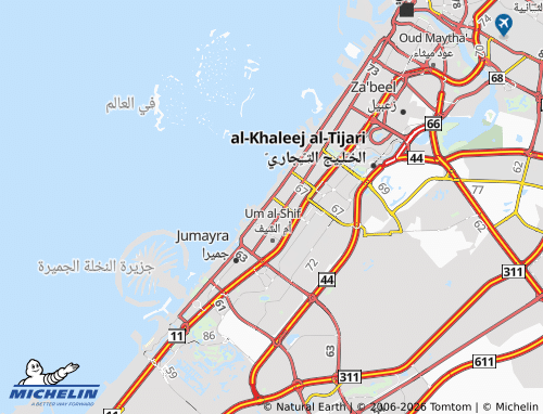 MICHELIN Umm Suqeim Second map - ViaMichelin