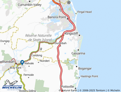 Mapa MICHELIN Duranbah - ViaMichelin