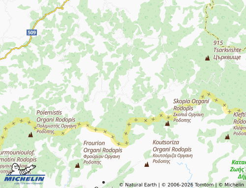 MICHELIN Avren map - ViaMichelin