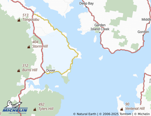 MICHELIN Surveyors Bay map - ViaMichelin