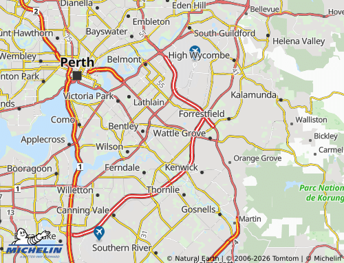 Mapa MICHELIN Queens Park - ViaMichelin