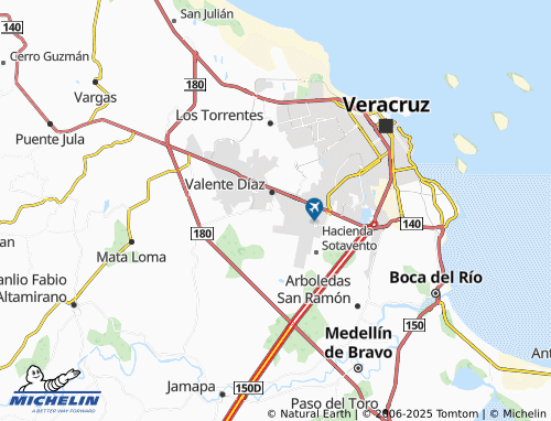 MICHELIN-Landkarte Los Héroes Veracruz - ViaMichelin