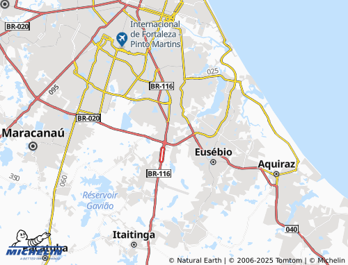 MICHELIN Paupina map - ViaMichelin