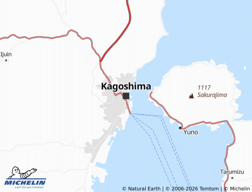Mappa MICHELIN Kagoshima - ViaMichelin