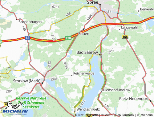 Mapa MICHELIN Neu-Reichenwalde - ViaMichelin