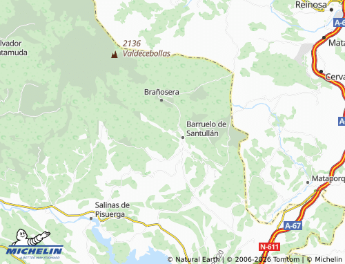 MICHELIN Helechar map - ViaMichelin