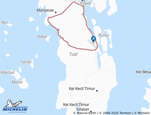 MICHELIN Hoat Sorbay map - ViaMichelin