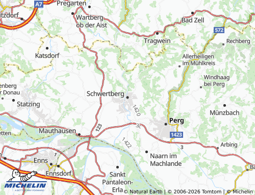 MICHELIN Schwertberg map - ViaMichelin