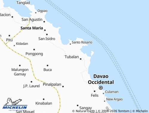 MICHELIN Buhangin map - ViaMichelin