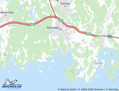 MICHELIN Bussemåla map - ViaMichelin