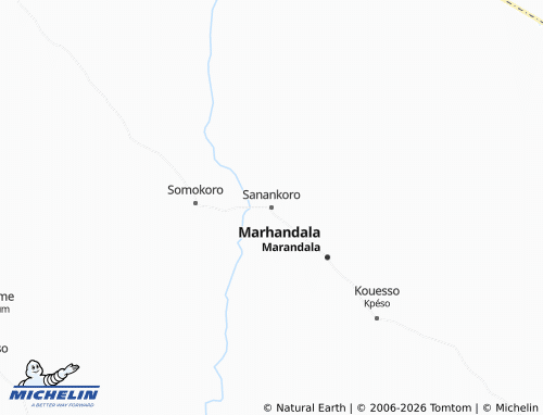 MICHELIN-Landkarte Sanankoro - ViaMichelin