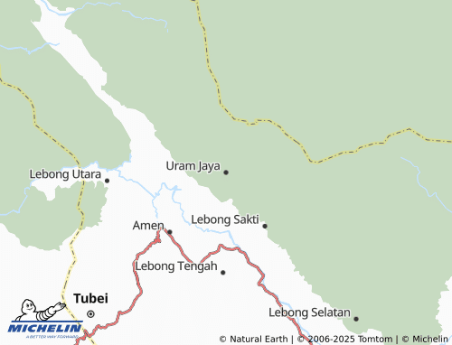 MICHELIN Uram Jaya map - ViaMichelin