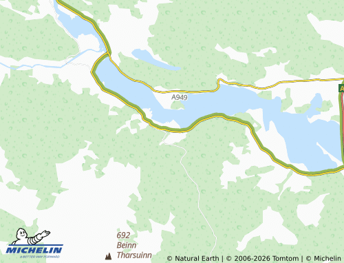 Carte MICHELIN Easter Fearn - ViaMichelin