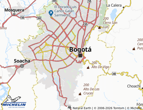 Mapa MICHELIN Ricaurte - ViaMichelin