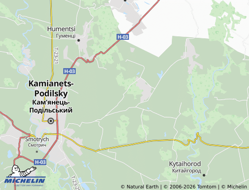 MICHELIN Boryshkivtsi map - ViaMichelin