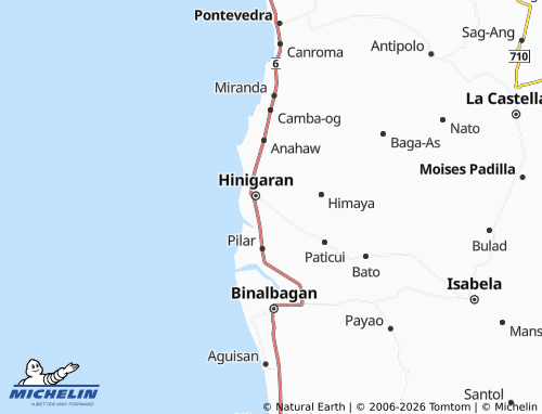 MICHELIN Nanunga map - ViaMichelin