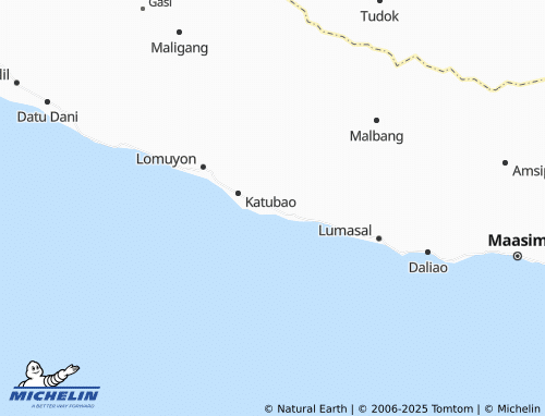 MICHELIN Kanalo map - ViaMichelin