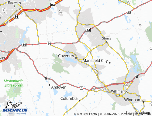 Carte MICHELIN Coventry - ViaMichelin
