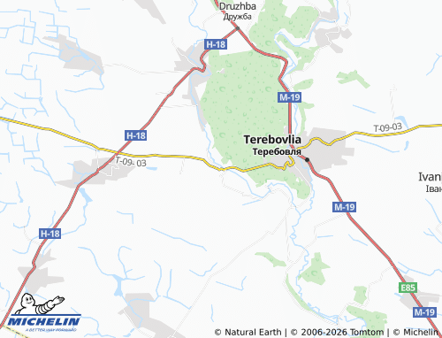 Mappa MICHELIN Ostrivets - ViaMichelin