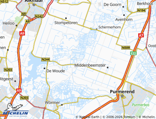 MICHELIN De Rijp map - ViaMichelin