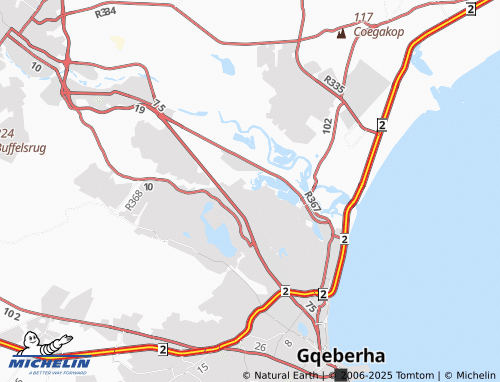 MICHELIN Soweto on Sea map - ViaMichelin