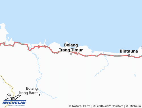 MICHELIN Bolang Itang Timur map - ViaMichelin