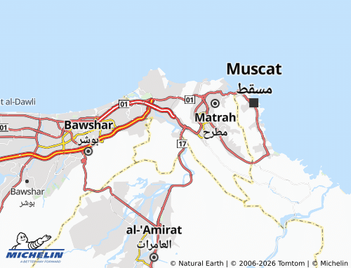 Mappa MICHELIN Wadi Oday - ViaMichelin