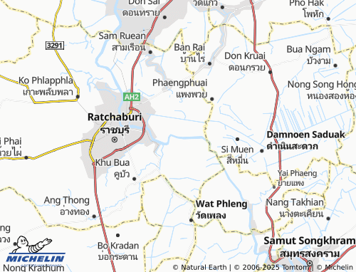 MICHELIN Bang Pa map - ViaMichelin