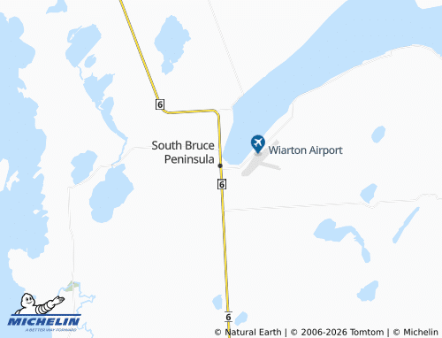 Kaart MICHELIN Wiarton - ViaMichelin