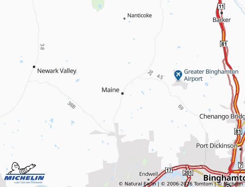 Mapa MICHELIN Maine - ViaMichelin