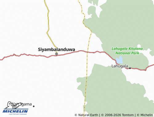 Mappa MICHELIN Maha Kalugolla - ViaMichelin